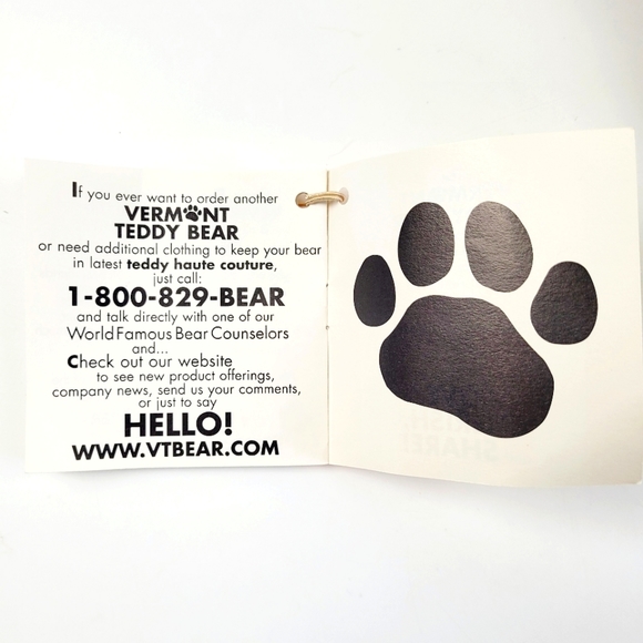 Authentic Vermont Teddy Bear 15" Tall - Picture 6 of 15